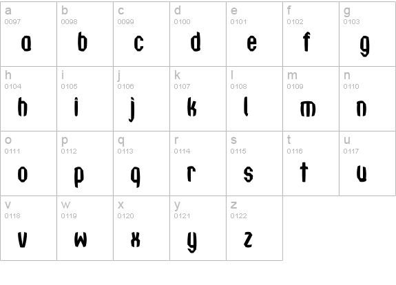 a_TechnicsBrl DemiBold lowercase a-z preview