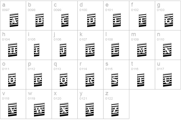a_TrianglerCmMrUp lowercase a-z preview
