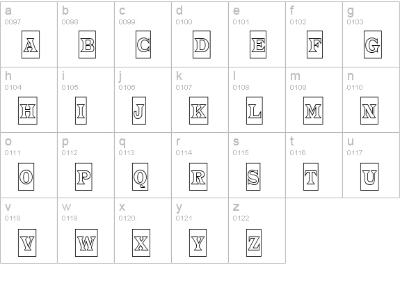 a_TrianglerCmOtl lowercase a-z preview