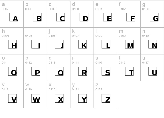 ABCLogosXYZ-Bold lowercase a-z preview