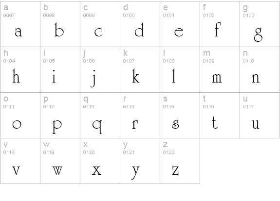 Academia SSi lowercase a-z preview