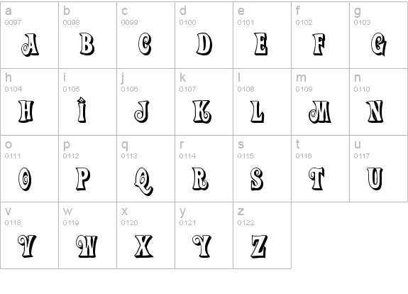 Action Is 3D JL lowercase a-z preview