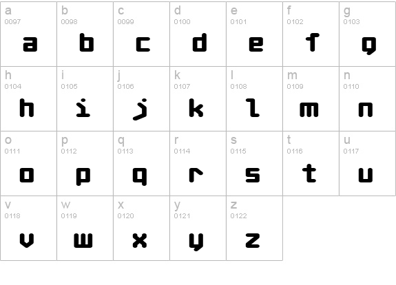 AddElectricCity lowercase a-z preview