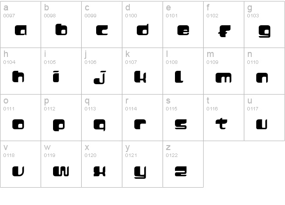AddFatMan lowercase a-z preview