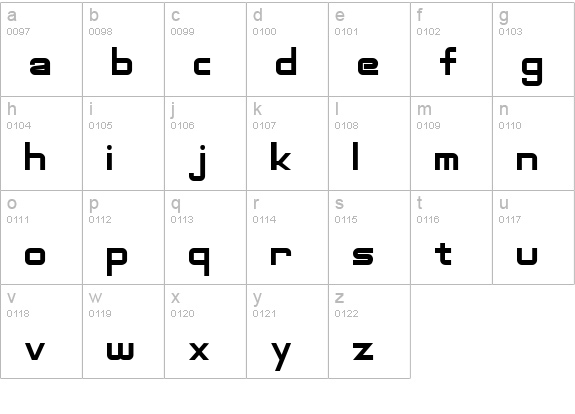 Adventure Subtitles Normal lowercase a-z preview