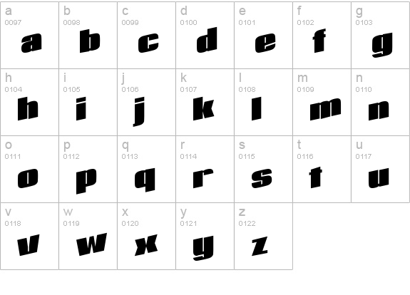 After Regular lowercase a-z preview