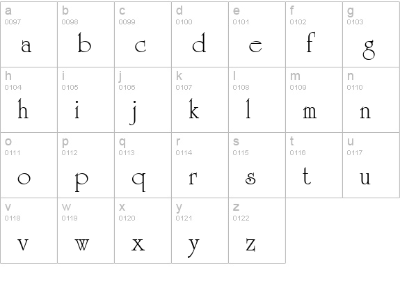 AG_University lowercase a-z preview