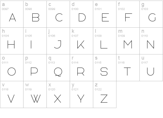 Agelast lowercase a-z preview