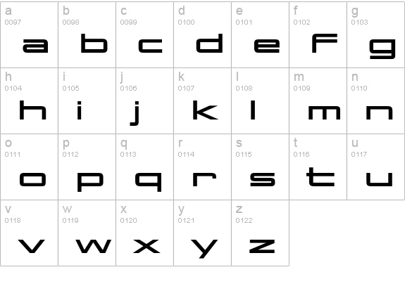 Aggie-Normal lowercase a-z preview
