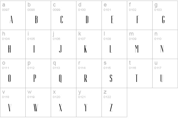 aguero sans lowercase a-z preview