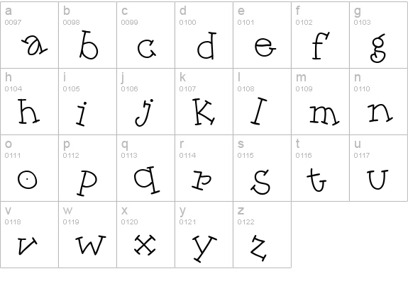AIDancingEgypt lowercase a-z preview