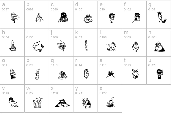 AIMoreHeds lowercase a-z preview
