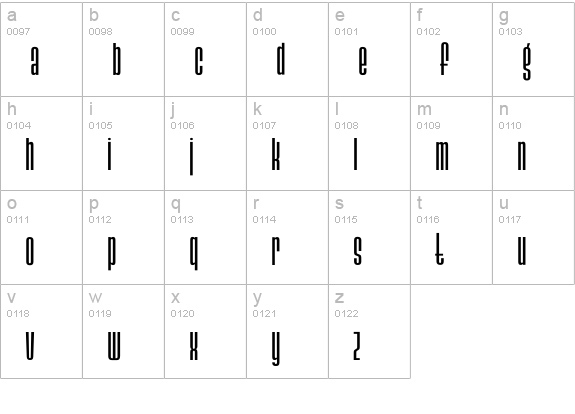 Ainsdale-Medium lowercase a-z preview
