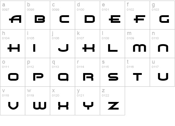 Air Flow BTN Hv lowercase a-z preview