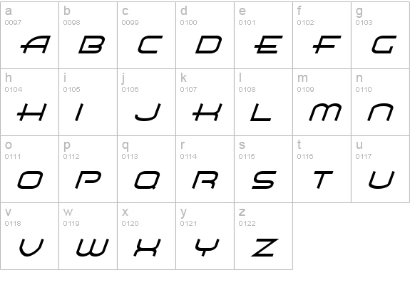 Air Flow BTN Lt Oblique lowercase a-z preview