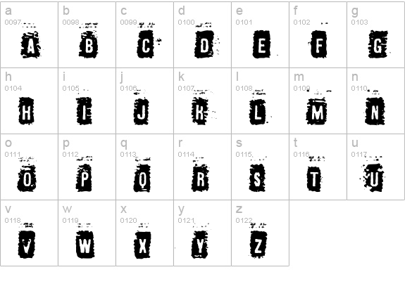 Airflo lowercase a-z preview