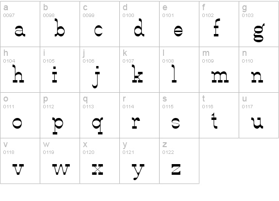 Alfredo's Dance lowercase a-z preview