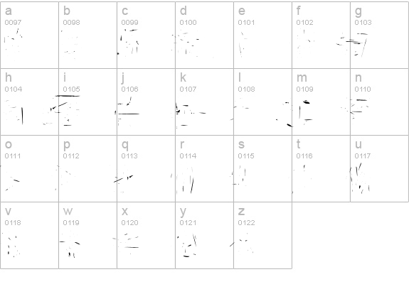 AlliedEngineLUBED lowercase a-z preview