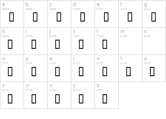 Alligator Puree lowercase a-z preview