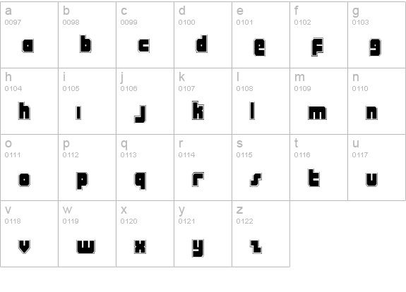 Alpha Taurus Pro lowercase a-z preview