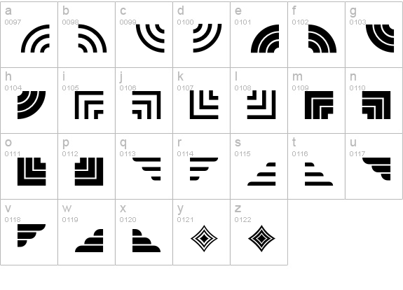 AltemusBordersThree lowercase a-z preview