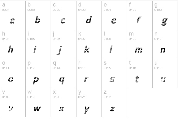 Alum Free Promotional 2 lowercase a-z preview