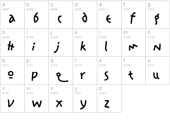 Amazon lowercase a-z preview