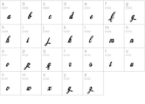 American Pop Plain lowercase a-z preview