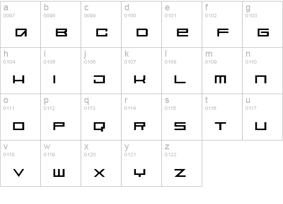 AmmoMonkey[tt] lowercase a-z preview