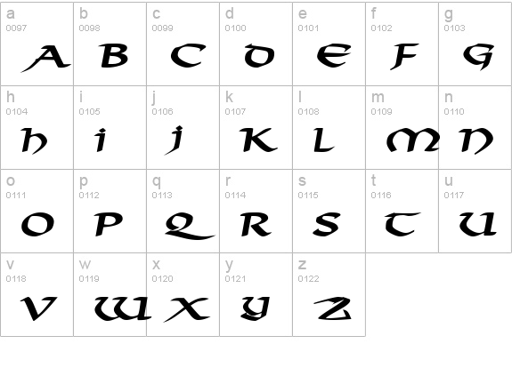AmorosoSCapsSSK Bold lowercase a-z preview