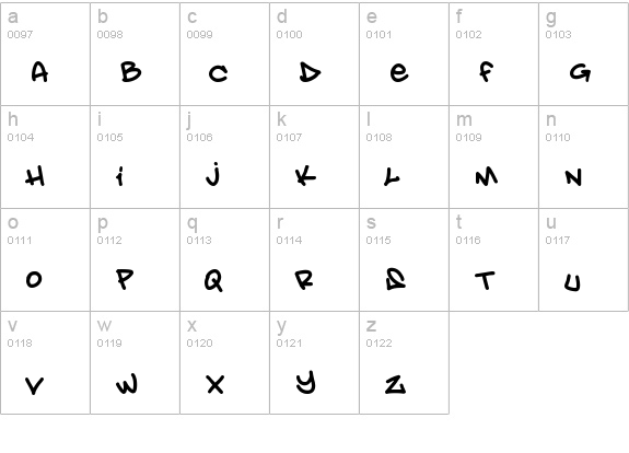 Amsterdam Graffiti lowercase a-z preview