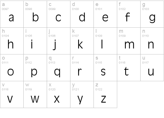 Antique Olive Std Light lowercase a-z preview