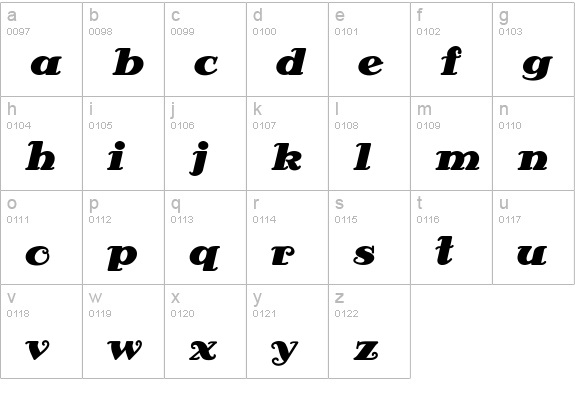 AntsyPants lowercase a-z preview