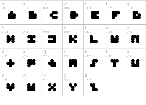 Apollo9 lowercase a-z preview