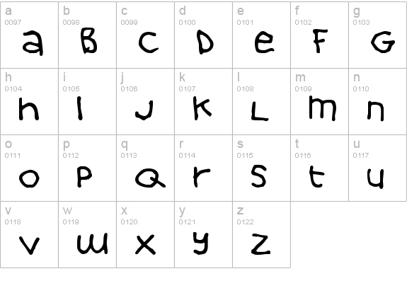April 16 lowercase a-z preview
