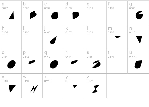 Archi Medium lowercase a-z preview