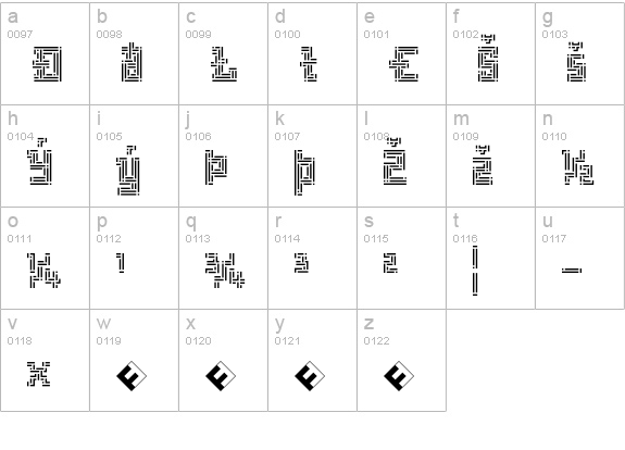 Archian-WilmosExpert lowercase a-z preview