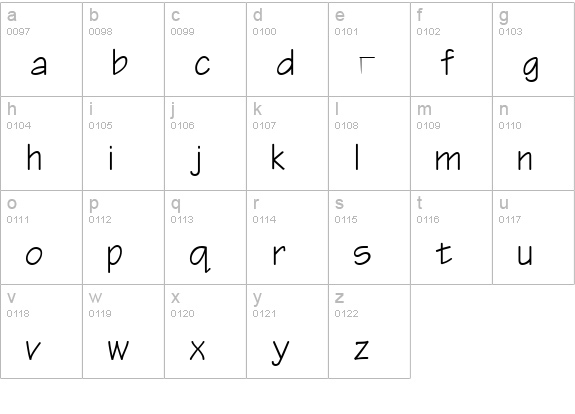 Architect-Bold Bold lowercase a-z preview