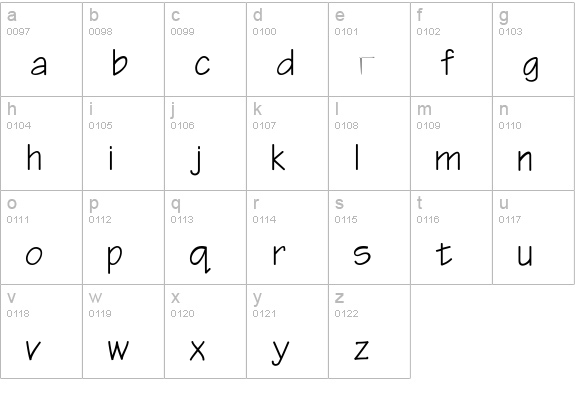 Architect-BoldS lowercase a-z preview