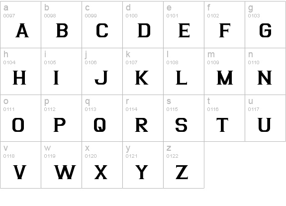 Argentina lowercase a-z preview