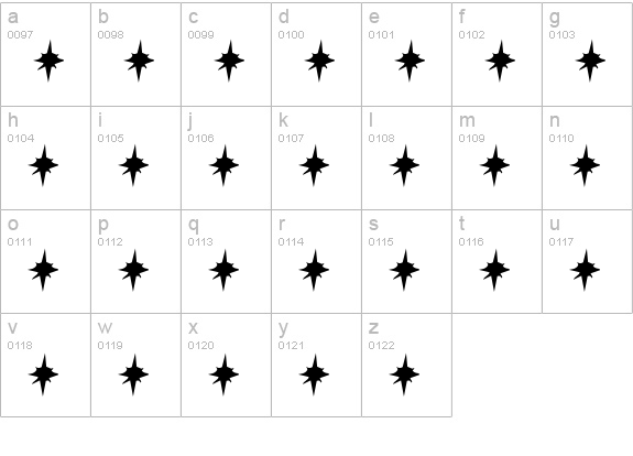Armageddon lowercase a-z preview