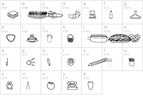 Around the house lowercase a-z preview