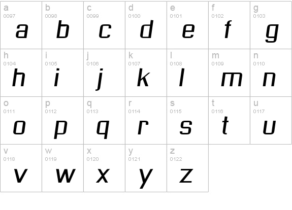 As seen on TV Skew lowercase a-z preview
