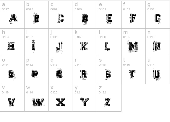 Ascent 2 Stardom lowercase a-z preview