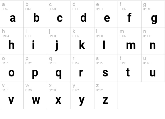 Asimov Distant lowercase a-z preview