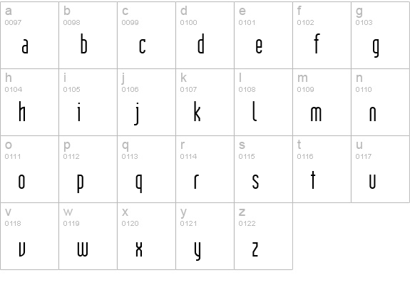 Assistent lowercase a-z preview