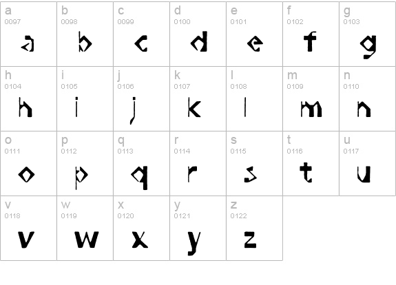 Assuri lowercase a-z preview
