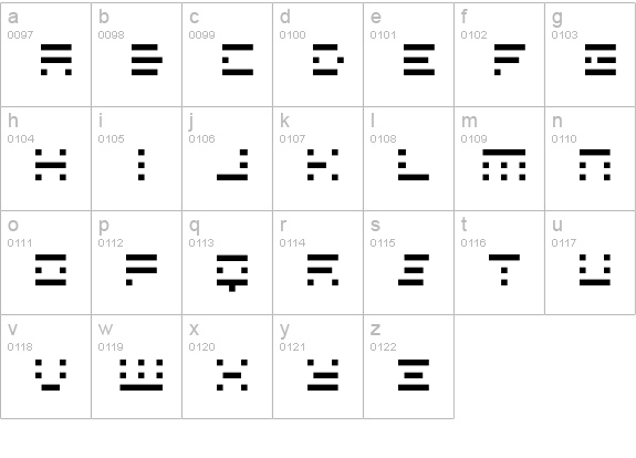 Assys lowercase a-z preview