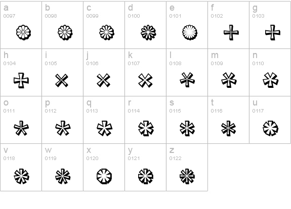 Asterisp Eta lowercase a-z preview