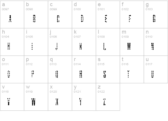 Atlanta-Normal lowercase a-z preview